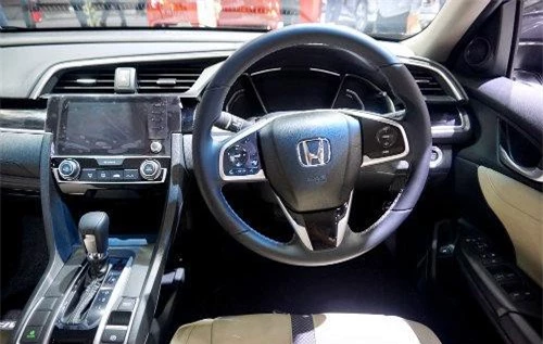 Khoang lái của 2019 Honda Civic. 