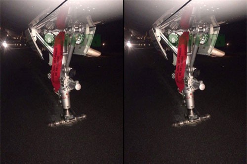 Tìm thấy một bánh máy bay, đóng cửa sân bay điều tra sự cố hạ cánh