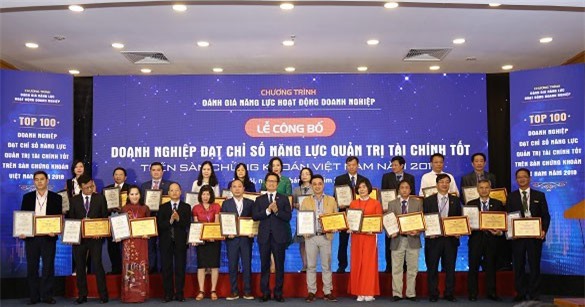 100 doanh nghiệp có chỉ số Quản trị tài chính tốt nhất năm 2018