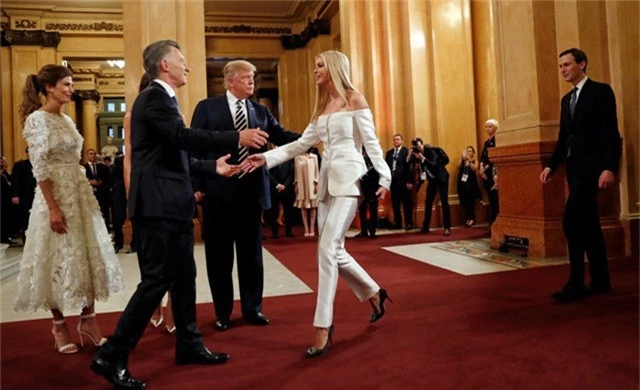 Cô Ivanka Trump cùng chồng cũng tới Argentina tham gia sự kiện G20 (Ảnh: Reuters)