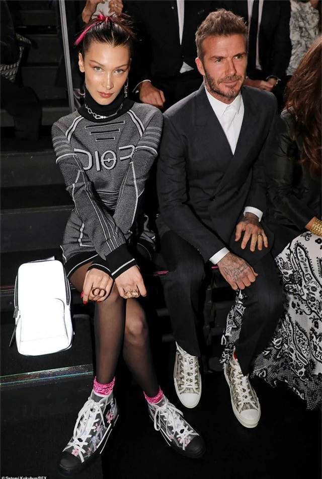  Bella Hadid và David Beckham sành điệu đi xem show thời trang ở Tokyo, Nhật Bản ngày 30/11 vừa qua 