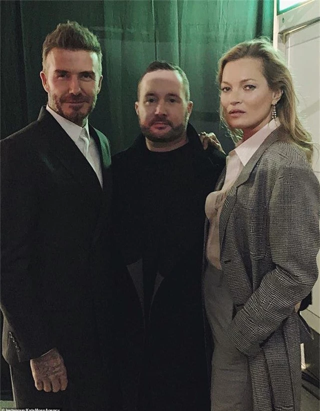  Kate Moss hội ngộ David Beckham trong sự kiện 