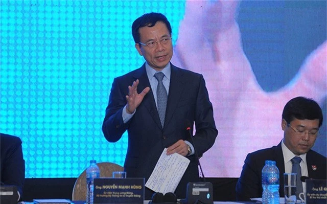 
Bộ trưởng Bộ Thông tin & Truyền thông Nguyễn Mạnh Hùng
