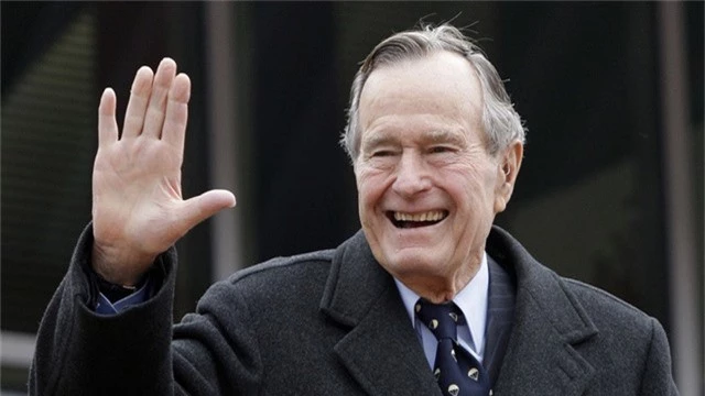  Cựu Tổng thống George H.W. Bush (Ảnh: AP) 