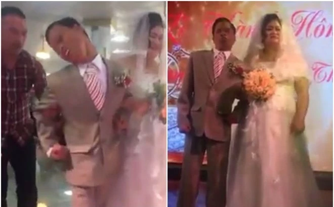 Đám cưới đầy xúc động của chú rể khuyết tật với cô dâu kém 20 tuổi ở Hải Phòng-1
