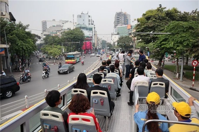 xe bus 2 tầng,Hà Nội,xe bus,khách du lịch,City tour