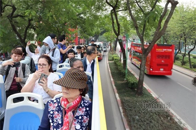 xe bus 2 tầng,Hà Nội,xe bus,khách du lịch,City tour