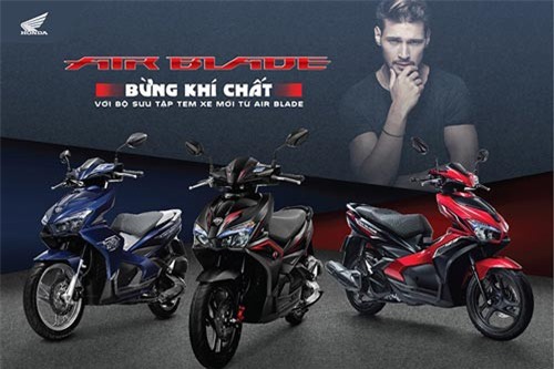 Chi tiết Honda Air Blade 125 thêm màu mới, tăng giá bán