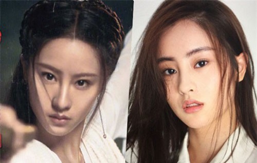 Nhan sắc thật sự của "Tiểu Long Nữ mũi to" bị photoshop thảm hoạ trên poster "Tân Thần Điêu Đại Hiệp 2018"