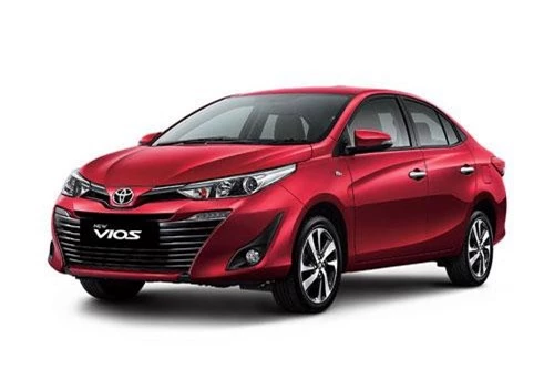 9. Toyota Vios (doanh số: 7.154 chiếc).