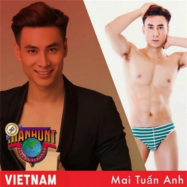 Mai Tuấn Anh từng đạt giải Vàng Siêu mẫu Việt Nam 2015. Sở hữu chiều cao ấn tượng 1m84, nặng 78kg, body chuẩn với số đo 100 - 78 - 100.