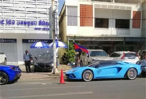 kham pha lamborghini aventador s roadster cua dai gia campuchia hinh 2