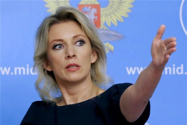  Người phát ngôn Bộ Ngoại giao Nga Maria Zakharova (Ảnh: Reuters) 