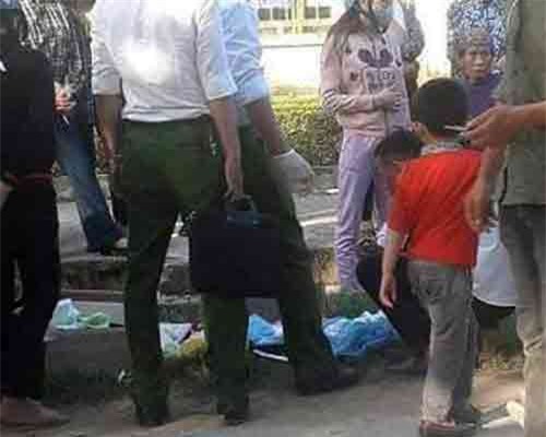 Phát hiện thi thể 1 bé sơ sinh gần cổng trường cấp 3