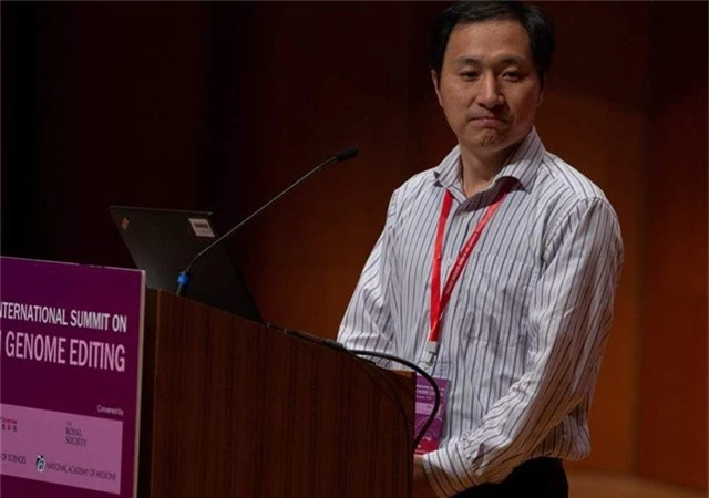  Nhà khoa học Trung Quốc He Jiankui (Ảnh: Reuters) 