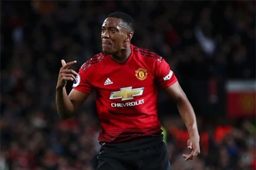 Tiền vệ phải: Anthony Martial (M.U).