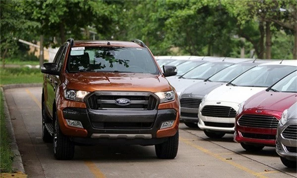  Ford Ranger hiện là mẫu bán tải bán chạy nhất tại Việt Nam 