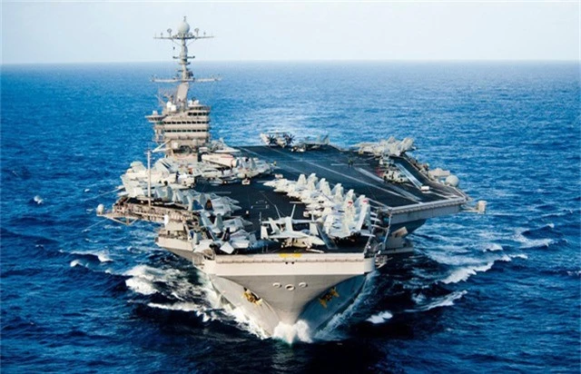  Tàu sân bay USS John C. Stennis của Mỹ. (Ảnh: US Navy) 