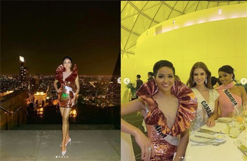 Diện váy phá cách trong dạ tiệc Miss Universe 2018, H'Hen Niê nhận được "mưa lời khen" vì đôi chân cực phẩm