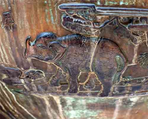 Độc đáo hình tượng tê giác trên cổ vật Việt Nam