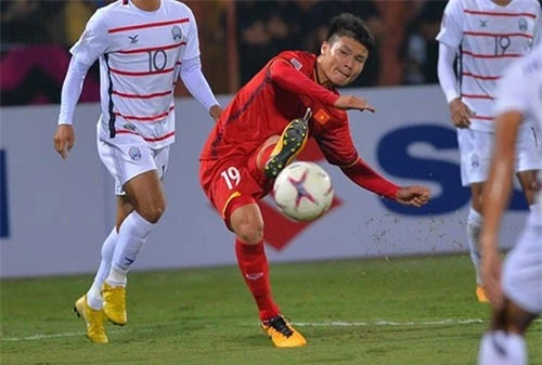 Quang Hải được đánh giá cao nhất trong đội hình Việt Nam