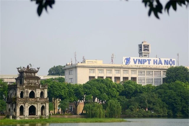 Tòa nhà Bưu điện Hà Nội bị đổi tên thành VNPT Hà Nội
