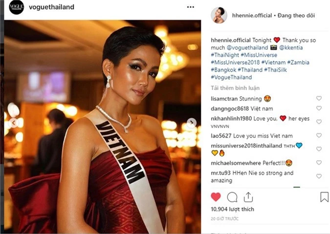 h’hen nie nhan “mua loi khen” sau man catwalk tai miss universe 2018 hinh anh 3