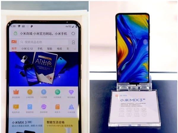 Xiaomi Mi Mix 3 5G sử dụng chip Snapdragon 855 và hỗ trợ kết nối mạng 5G