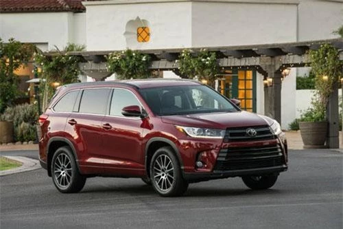 7. Toyota Highlander (doanh số: 20.139 chiếc).