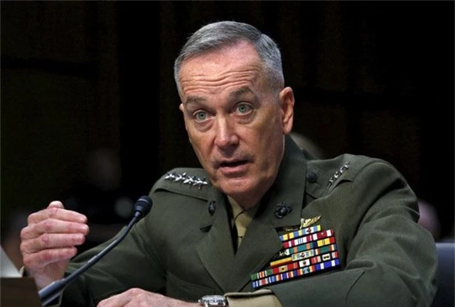  Chủ tịch Hội đồng Tham mưu trưởng Liên quân Mỹ Joseph Dunford. (Ảnh: Reuters) 