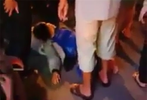 Clip: Tai nạn kinh hoàng khi đi bão mừng ĐT Việt Nam chiến thắng