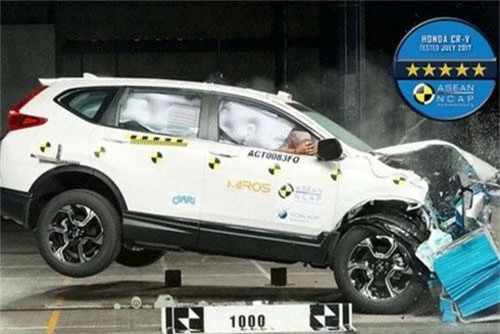 Honda CR-V nhận hai giải thưởng của ASEAN NCAP về an toàn. Honda CR-V nhận 2 giải thưởng: SUV tốt nhất trong hạng mục bảo vệ an toàn cho hành khách là trẻ nhỏ (COP) và đánh giá 5 sao của ASEAN NCAP. (CHI TIẾT)