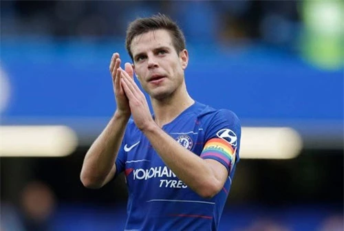 Hậu vệ phải: Cesar Azpilicueta (Chelsea).