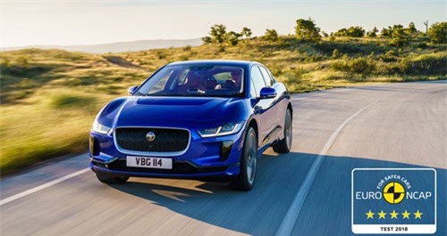 Jaguar I-PACE đạt tiêu chuẩn an toàn 5 sao