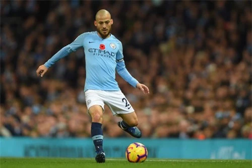 Tiền vệ: David Silva (Man City).