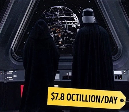 Và để vận hành, duy trì được Death Star sẽ cần tới số tiền bằng 30 nghìn tỷ lần số tiền mà chúng ta đang có trên toàn bộ Trái Đất này. Có lẽ, vì lý do “kinh tế” nên vũ trụ ngân hà như trên phim sẽ mãi mãi chỉ có trong tưởng tượng.