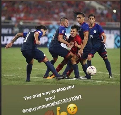 Cầu thủ Philippines bật mí cách duy nhất để chặn Quang Hải
