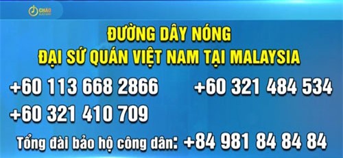 Đại sứ quán mở thêm một đường dây nóng trước trận Malaysia-Việt Nam