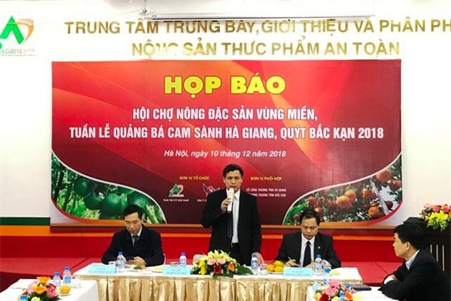 Hội chợ đặc sản cam sành Hà Giang, quýt Bắc Kạn tại Hà Nội