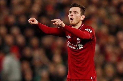 Hậu vệ trái: Andrew Robertson (Liverpool).