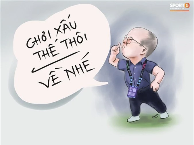 Bộ tranh chibi cute hết cỡ về hành trình của tuyển Việt Nam tại AFF Cup 2018-5