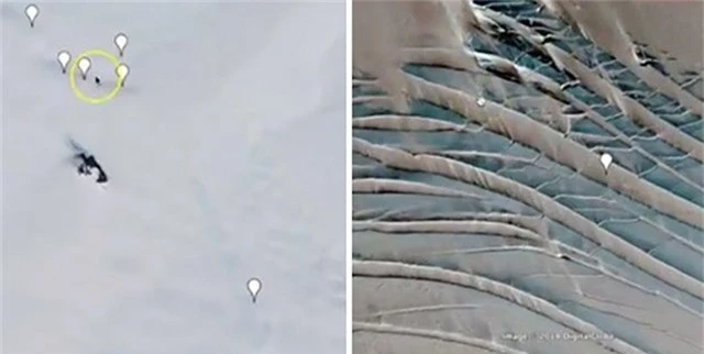 Khu vực bí ẩn ở Nam Cực được cho là căn cứ của người ngoài hành tinh.
