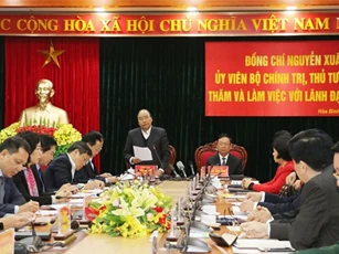 Thủ tướng: Hòa Bình cần quyết liệt cải thiện môi trường kinh doanh