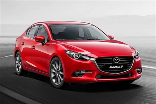 4. Mazda 3 (doanh số: 1.646 chiếc).