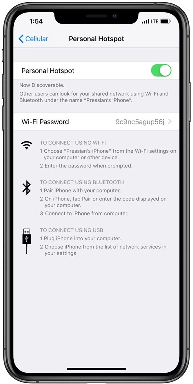 6 bước để biến iPhone của bạn thành điểm phát Wi-Fi với iOS 12 - ảnh 5