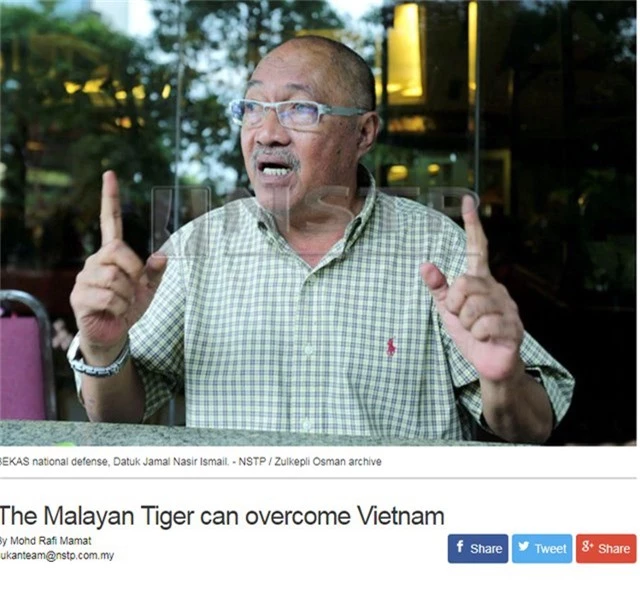  Cựu tuyển thủ Malaysia, Datuk Jamal Nasir Ismail tin rằng đội tuyển nước nhà sẽ vượt qua Việt Nam 
