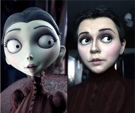 Tiếp đó, Perova lại trổ tài biến hoá thành cô nàng Victoria trong phim “Corpse bride”