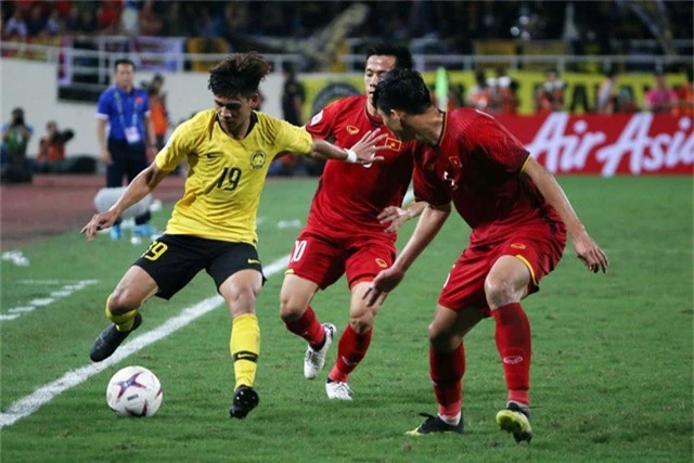 Đội tuyển Việt Nam được dự báo sẽ chịu áp lực rất lớn từ phía đội chủ nhà Malaysia (ảnh: Gia Hưng)