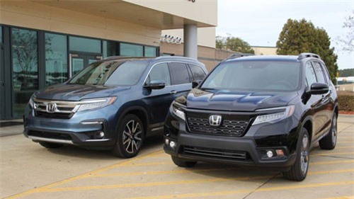 So sánh Honda Pilot và Passport hoàn toàn mới