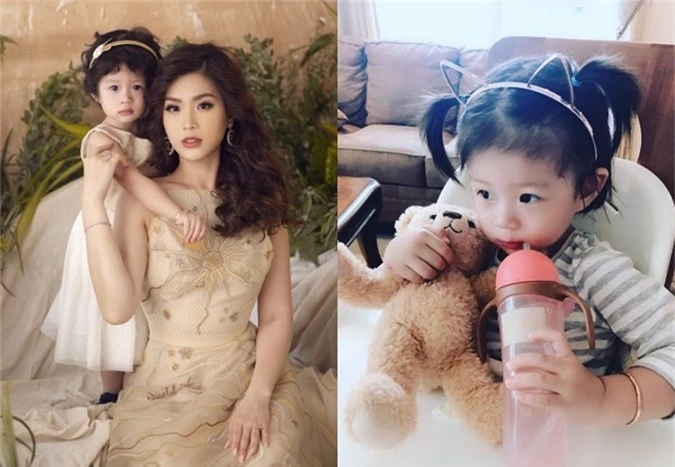 Sau khi kết hôn, Diễm Trang tập trung cho tổ ẩm nhỏ và hiện có con gái Julia hơn 2 tuổi.